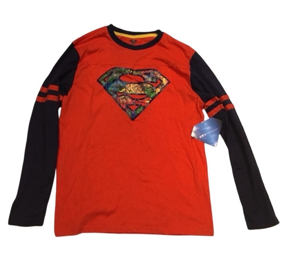 NWT Superman Long Sleeve Shirt